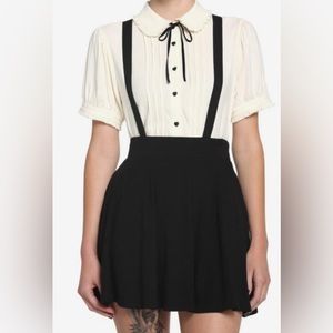 Black Suspender Skirt